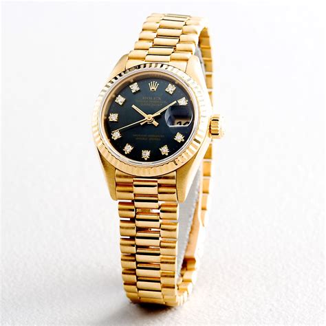 rolex lady69178 datejust diamond dial 18k yellow gold watch|rolex lady datejust 69178.